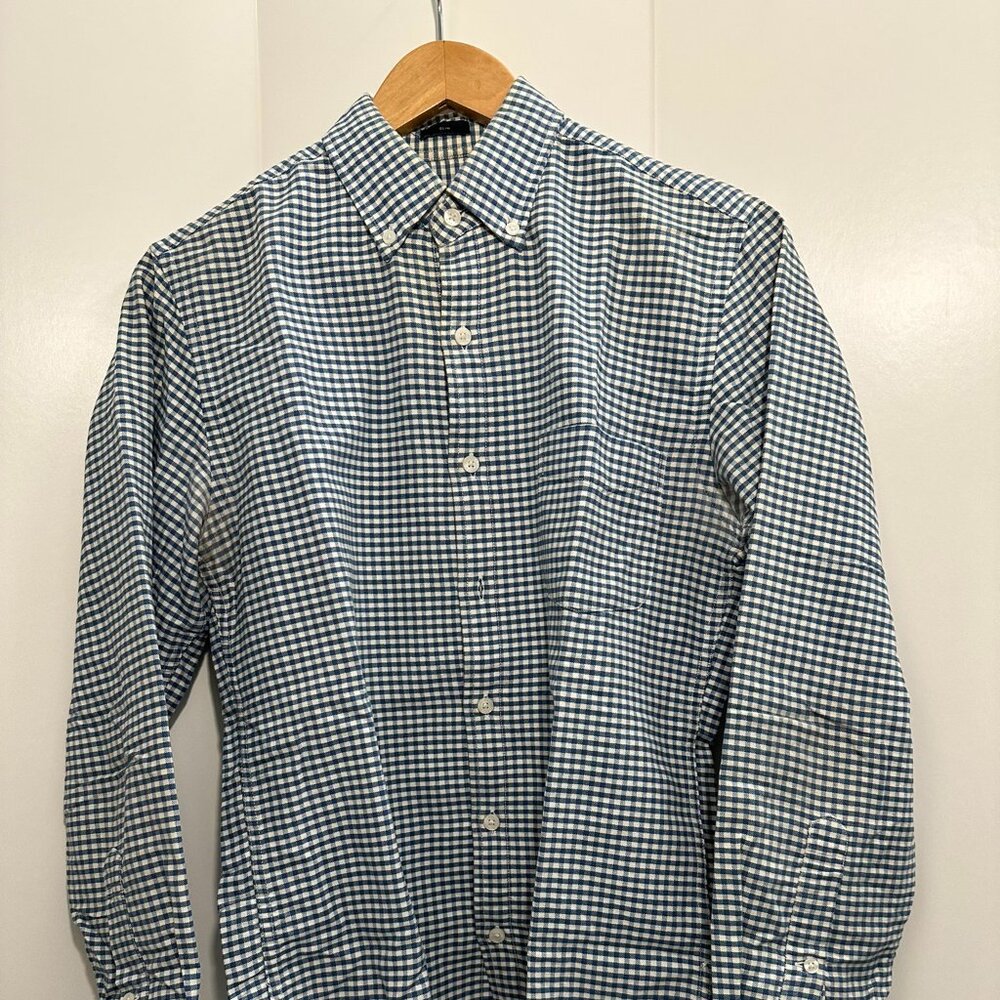 J. Crew Oxford Slim – Small Gingham Plaid